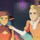Melog, Catra, and Adora